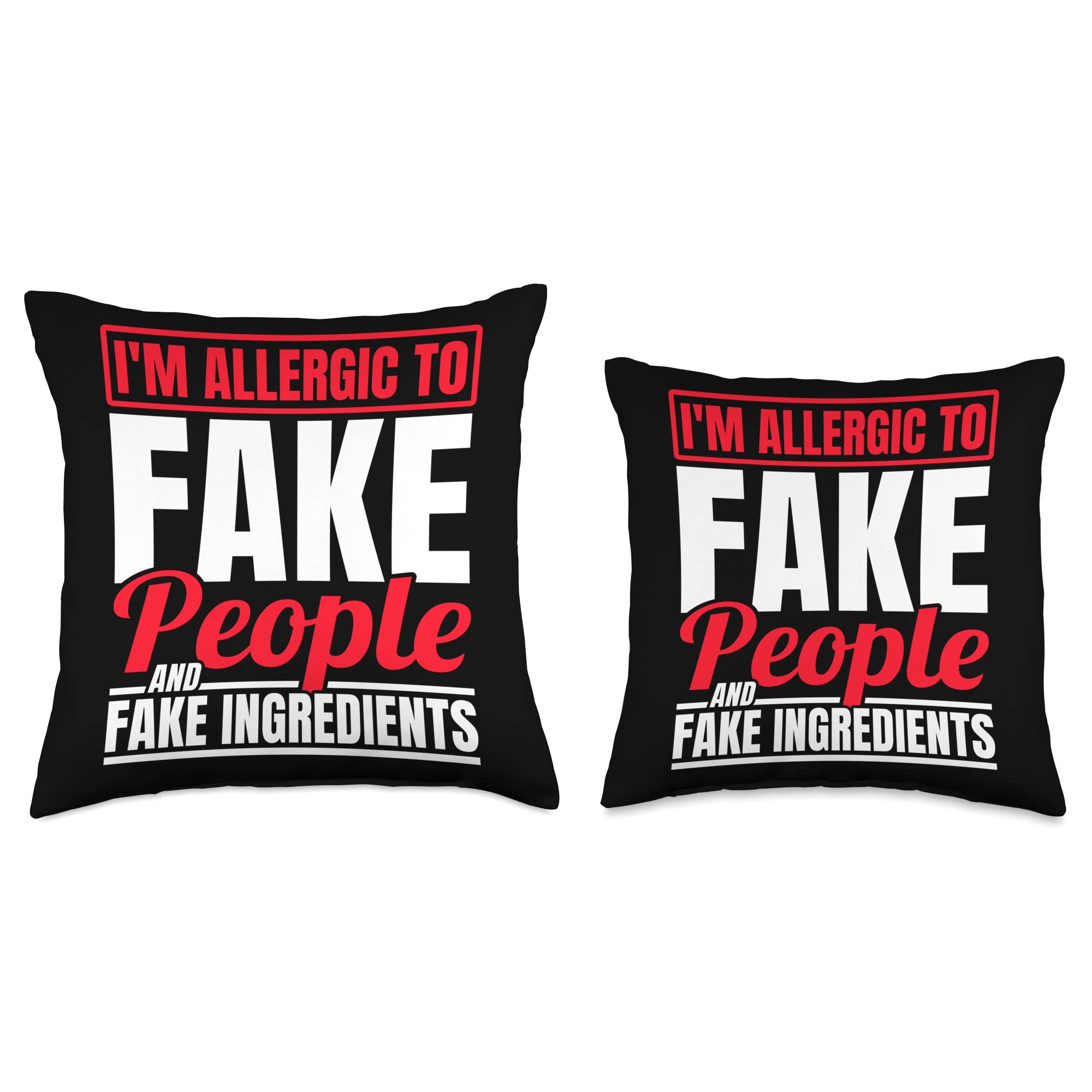 Amazon.com: Allergic Allergic To Fake People Sarcastic Allergy
